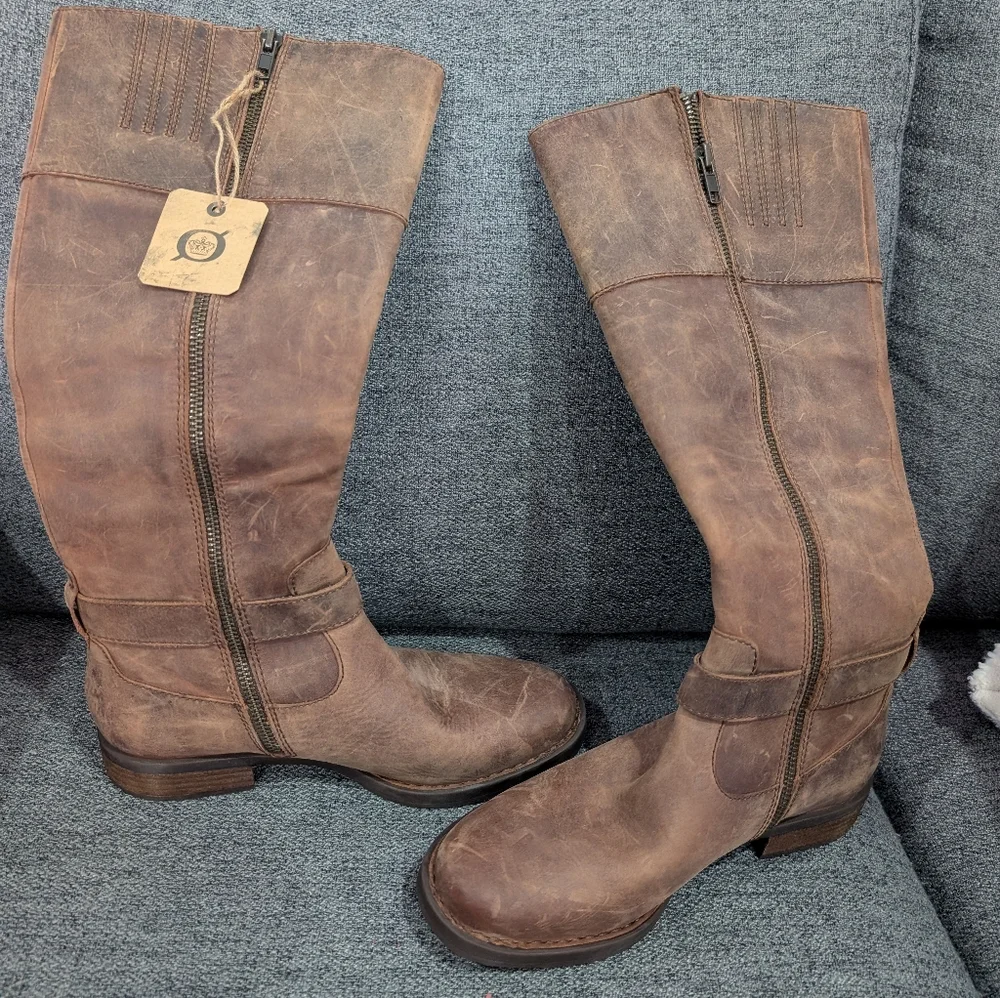 Born Braydon II Women's Brown Leather Boots